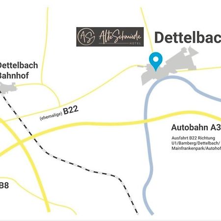 Aparthotel Alte Schmiede Dettelbach Exterior foto