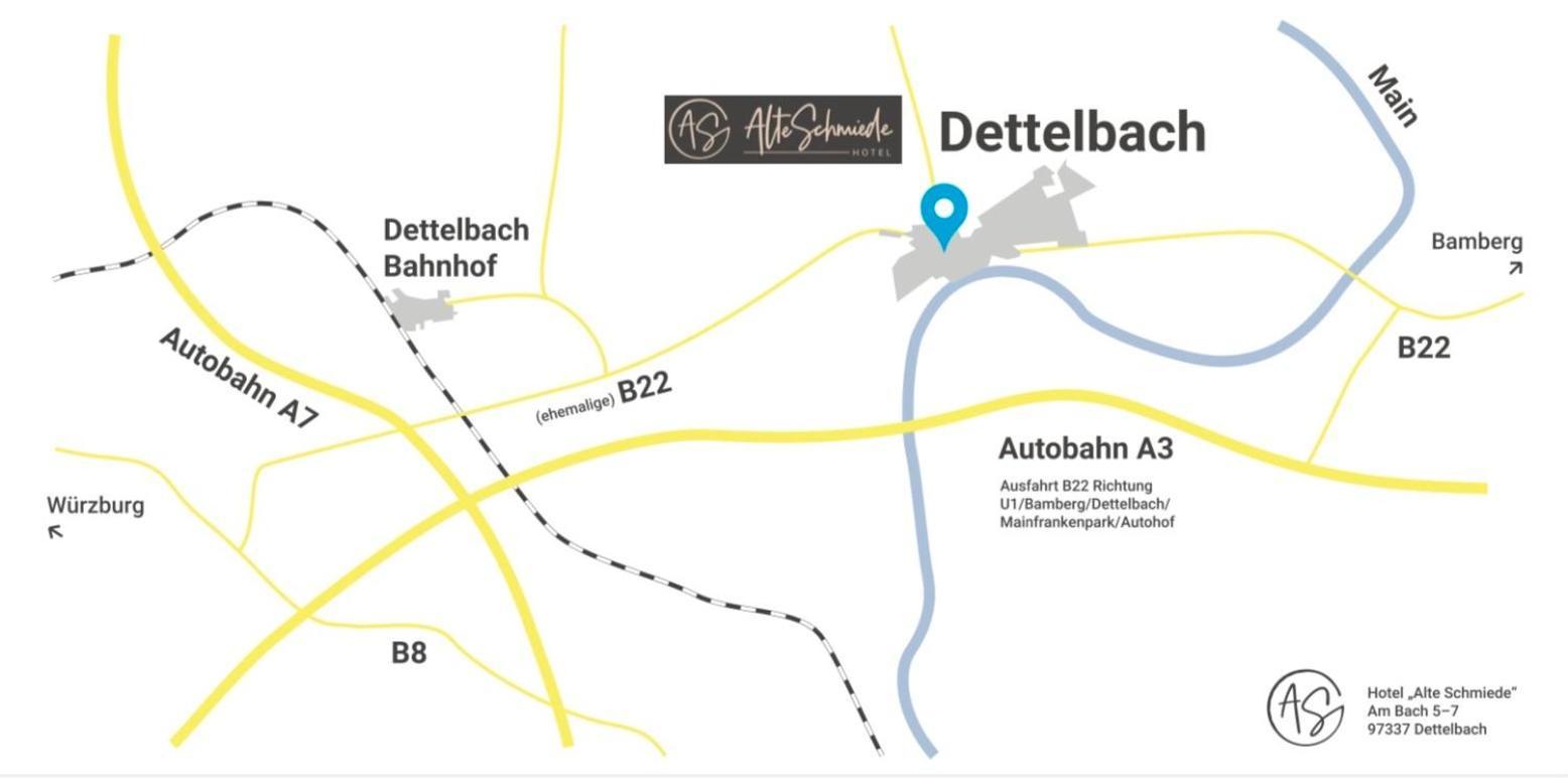 Aparthotel Alte Schmiede Dettelbach Exterior foto